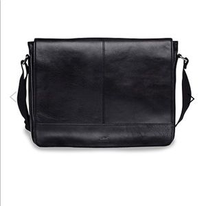 Mancini Leather Messenger Bag